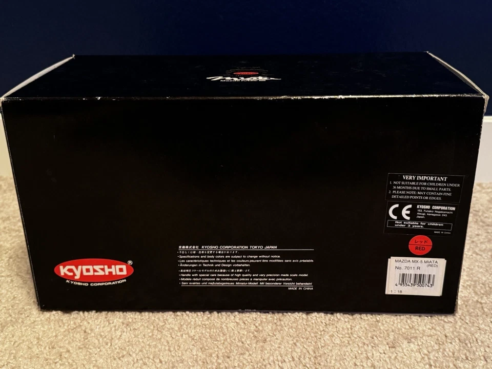 De colección Kyosho Mazda Miata Mx-5 - 1/18 Rojo Eunos Roadster - Ver descripción Foto 4 de 4