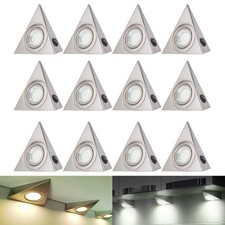 Mains Under Cabinet LED Lights Kitchen Cupboard Counter Cool Warm White Display