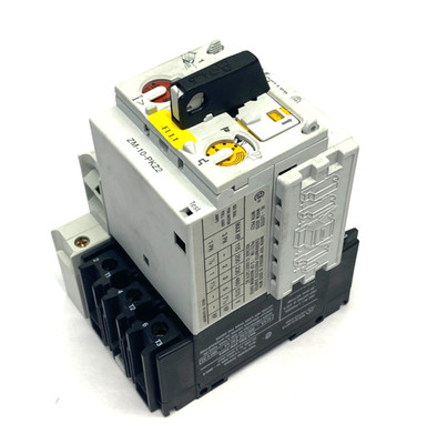 Moeller PKZ 2, ZM-10-PKZ2, NHI 11-PKZ 2 Motor Protection Breaker Assembly