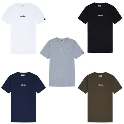 ellesse Herren T-Shirt - OLLIO 2, Kurzarm, Rundhals, Logo, Baumwolle, einfarb...