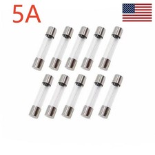 10pcs 5A 250V Fast Blow Glass Fuse High Quatity 5 20mm Ship in US