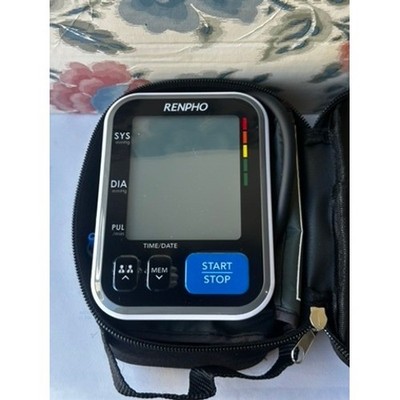RENPHO Blood Pressure Monitor Upper Arm Digital Machine RP-BPM001 Large w/ Case