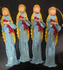 Lot Of 14 Vintage Tall Pencil Style Holiday Christmas Ornaments Angel & Soldier — photo 9