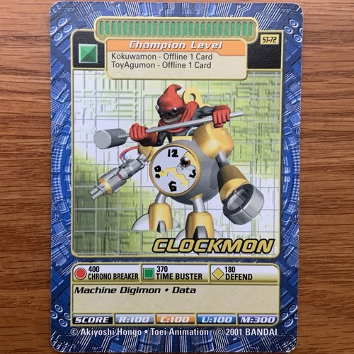 Clockmon (LP) St-72 Digimon Street Starter