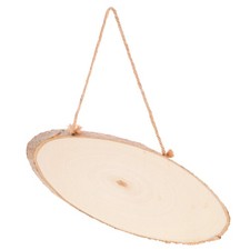  Panneau en bois inachevé, bricolage, Plaque en bois, décor de forme ovale,