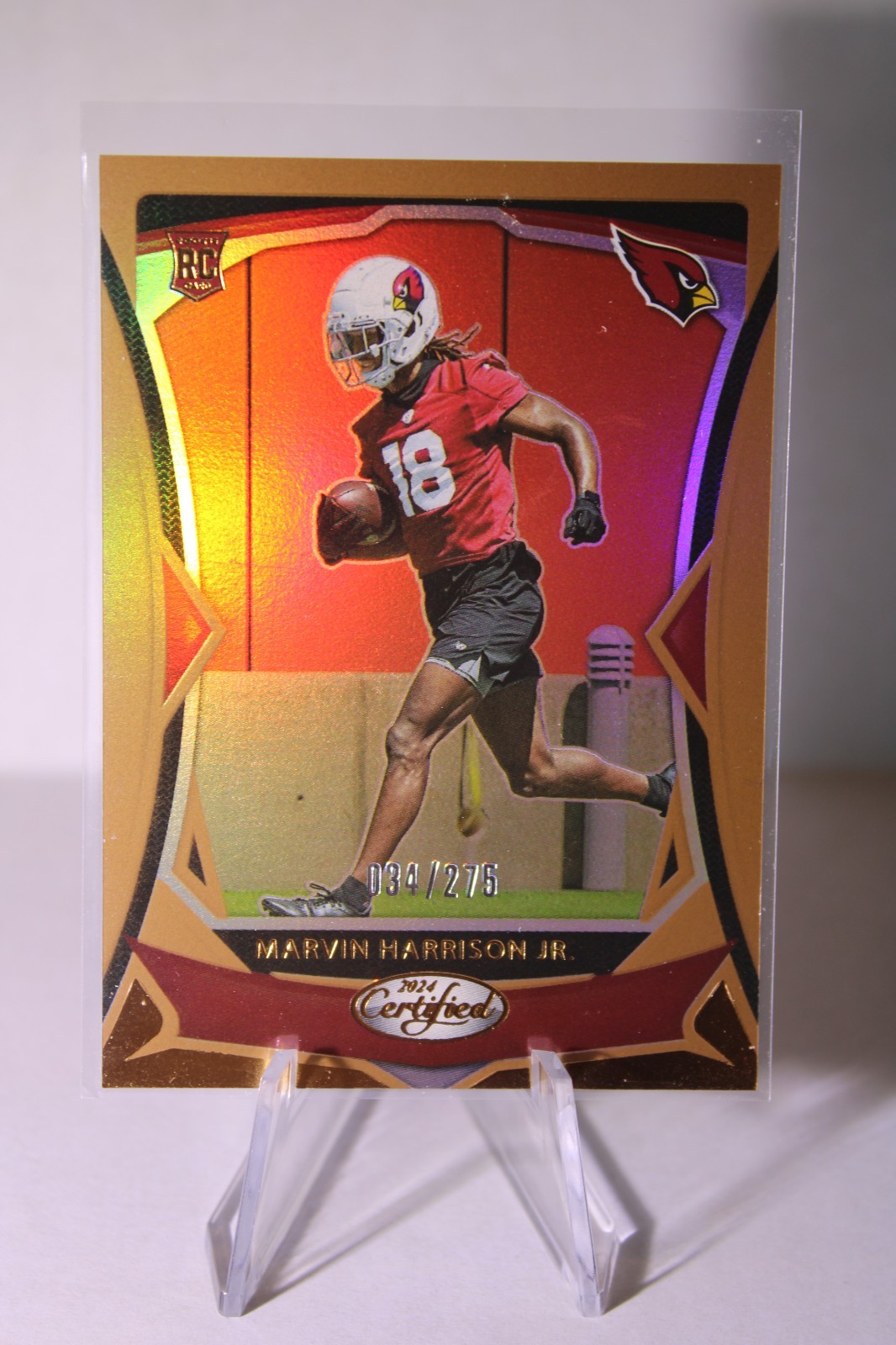 2024 Panini Certified Marvin Harrison Jr. #104 Bronze Mirror RC /275 Cardinals