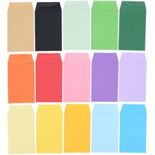 50 Pcs Storage Envelopes Mini Colored Small Mailing Gift for Cash