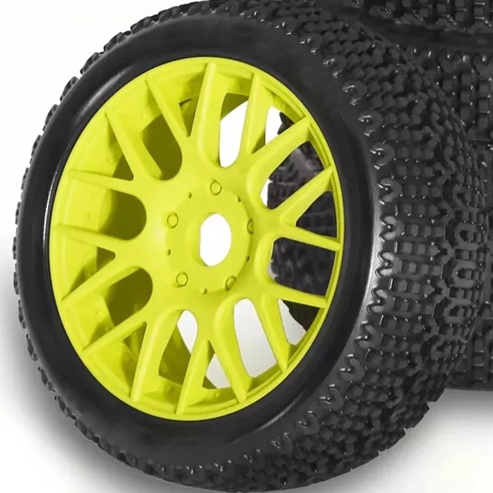 4pcs 17mm Hex TIRES & Wheels For 1/8 RC ARRMA Typhon Talion Traxxas HPI HSP Losi - Image 3 of 4