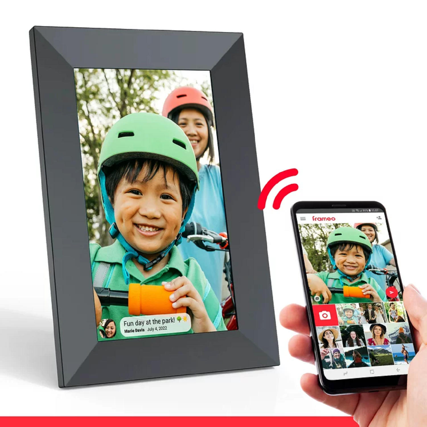 ONN 10009673 10'' WiFi Digital Picture Frame eBay