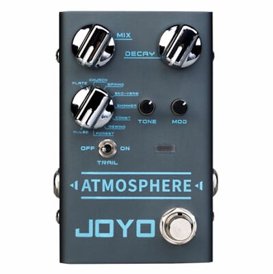 JOYO Atmosphere Reverb Guitar Pedal with 9 Reverb Types +TRAIL Function R-14