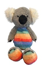 FAO Schwarz Rainbow Koala Plush Dreamies Stuffed Animal Toy 19" Tall Pride Love