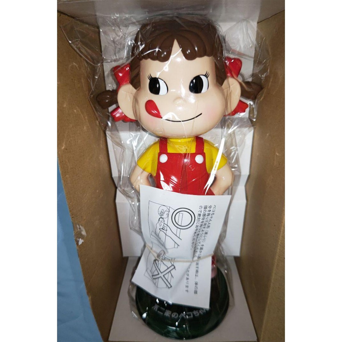 Fujiya 40th Limited Peko Chan Bobblehead Swinging Head Doll Figure