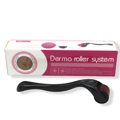 Derma Roller 0,5 mm Nadeln 540 Titan Mikronadel-Roller für Haut & Haare Pflege
