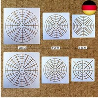 Mandala Schablone, Mandala Dotting Malvorlagen Schablonen, Mandala Rock Punktier
