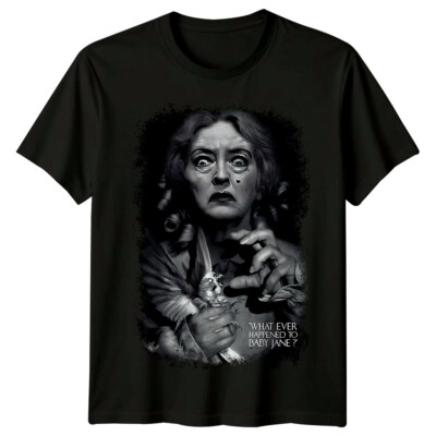 What Ever Happened to Baby Jane (1962) Movie Poster Inspired T-Shirt Retro Tee