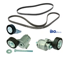 Drive Belt Kit: Tensioners + Idler Pulley + Belts for 12-14 VW JETTA PASSAT 2.5L