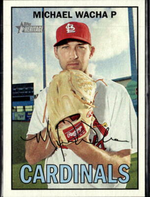 2016 Topps Heritage Michael Wacha St. Louis Cardinals #210  3 Card Lot