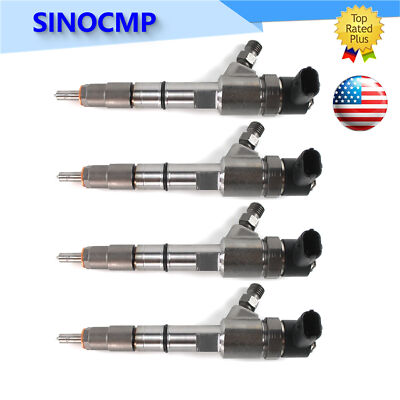 #ad 4pcs 0445110307 0986435196 6271 11 3100 4941109 Fuel Injector for Cummins QSB3.3 $314.10