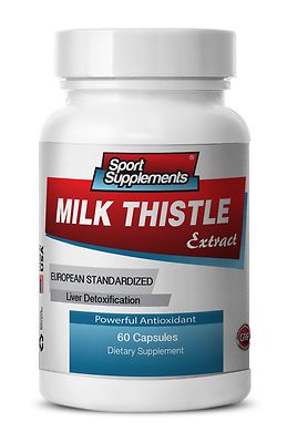 Milk Thistle Extract - Detoxification & Liver Support. Organic (1 Bottle)