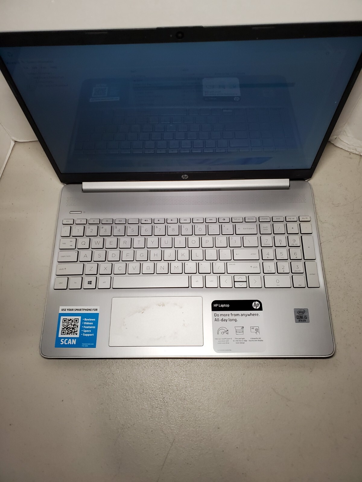 HP Laptop 15dy1043dx i51035G1 1.0GHz 12GB RAM 256GB SSD SCREEN FLICKERS! 69 eBay