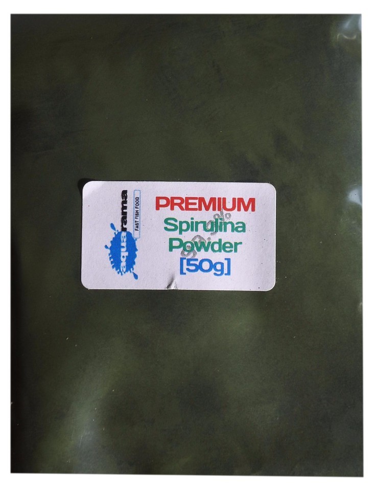 Spirulina Powder Tropical Fish / Brine Shrimp Food Aquarama Premium
