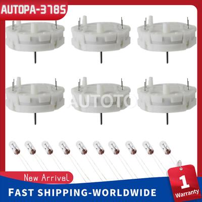 6 FOR GM GMC Stepper Motor Speedometer Gauge Repair Kit Cluster 10 Bulbs X27 168