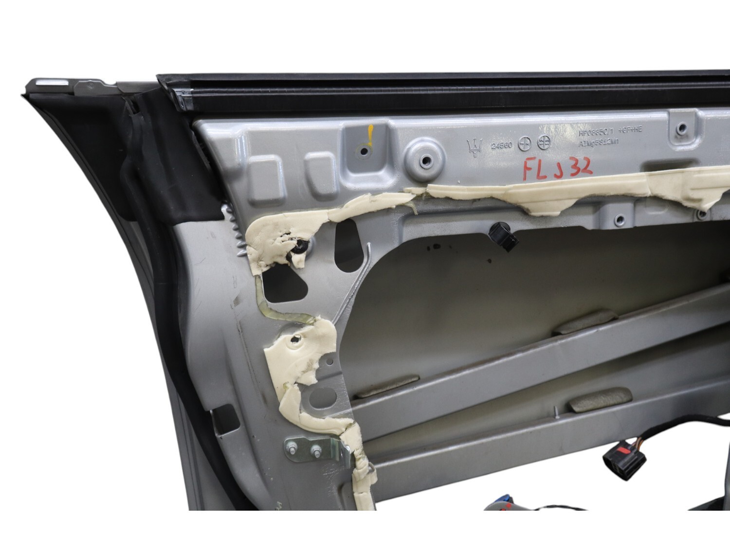 14-20 Maserati Ghibli Front Left Driver Side Door Panel Silver Oem