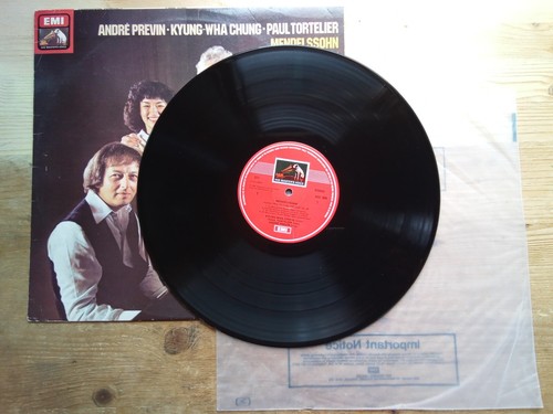 Previn Kyung-Wha Chung Tortelier Trios Excellent Vinyl LP Record Album ASD 3894 - Picture 3 of 4
