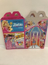 Vintage 1991 McDonald's Barbie Happy Meal Box, On Stage