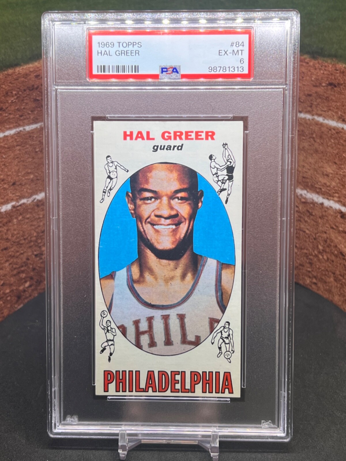 1969-70 Topps - #84 Hal Greer PSA 6 EX-MT