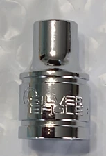 MATCO TOOLS "SILVER EAGLE" B7M6SE, 3/8" DRIVE, 7MM. SOCKET, SHALLOW, 6 POINT.