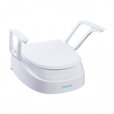 ++Neu++ Dietz SmartFix mit Armlehnen Toilettensitzerhöhung 3-fach