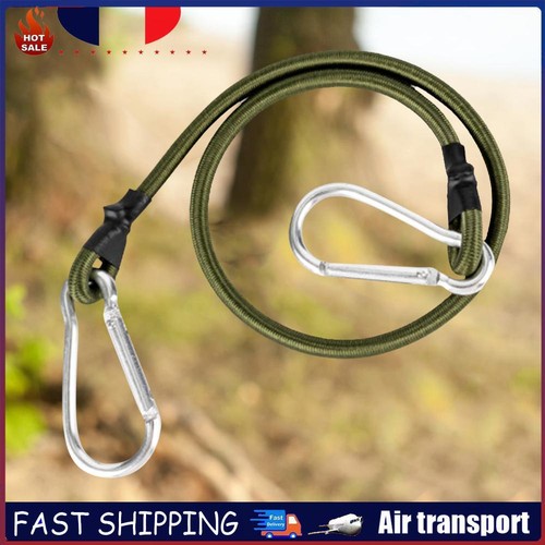 Corde En Caoutchouc De 10 M - 7,5 Mm - Pour Remorque - Avec 10 Pinces D'étranglement