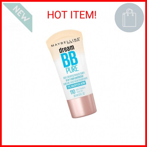 Maybelline Dream Pure Skin Clearing BB Cream, 8-in-1 Skin Perfecting Beauty Balm