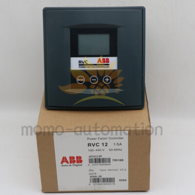 NEW ABB RVC-12/1-5A Power Factor Automatic Compensation Controller 1PCS