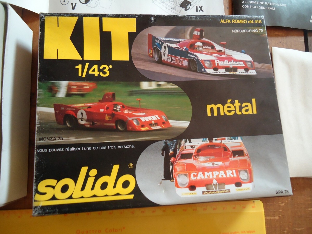 Solido Alfa Romeo Monza 75 - Kit 1/43 - Réf 41K - Occasion Collection