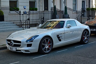 Car Photo 12x8 - Mercedes Benz SLS AMG