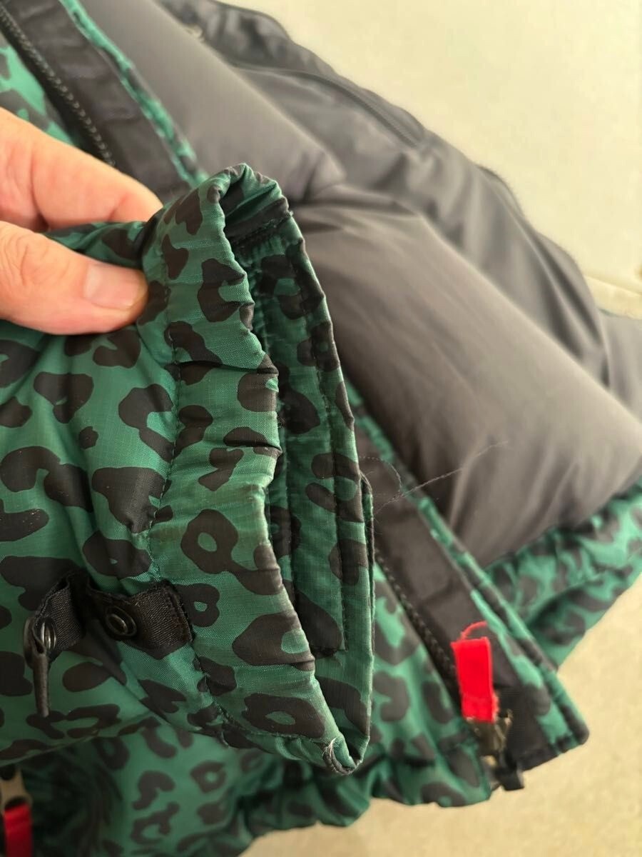 SUPREME THE NORTH FACE 11aw Nuptse Down Jacket Leopard Rare Size L image 6