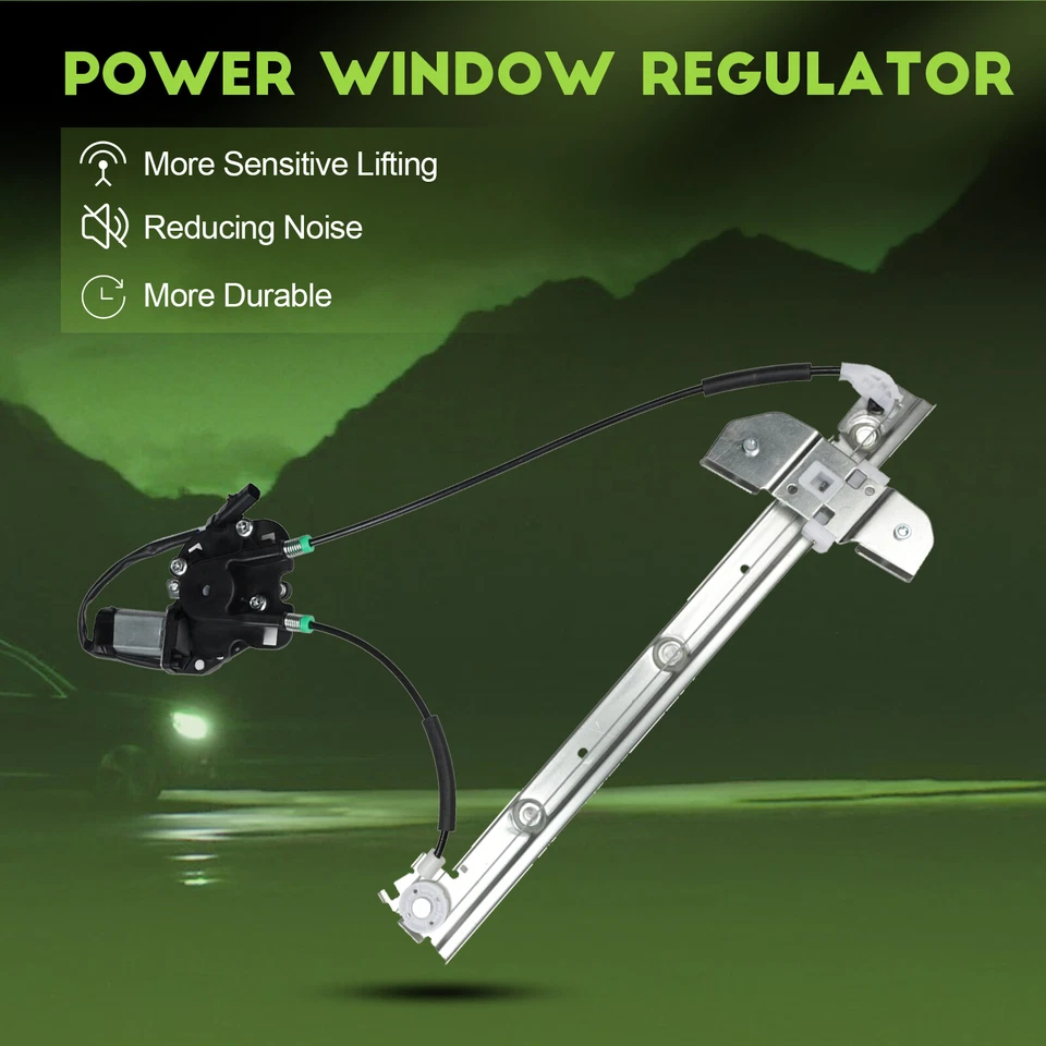 Regulador de ventana eléctrica delantero derecho con motor para Dodge B1500 B2500 Ram 1500 Ram 2500 Foto 3 de 4