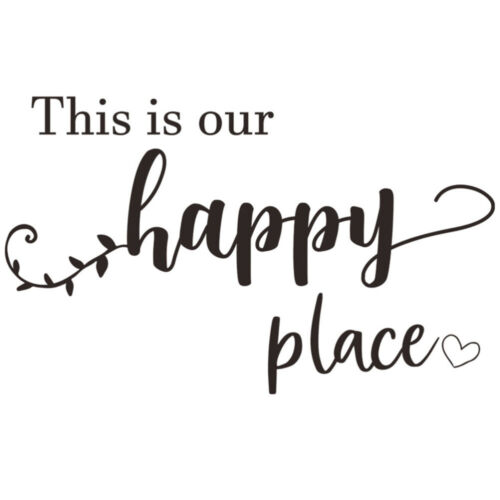 This Is Our Happy Place Wall Sticker Set - Home Decor-SP - Afbeelding 1 van 12