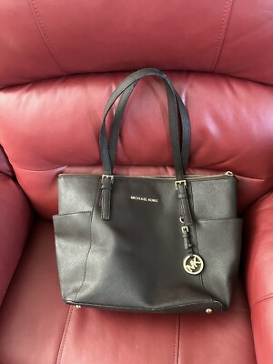 Michael Kors Brown Leather Tote Great Condition