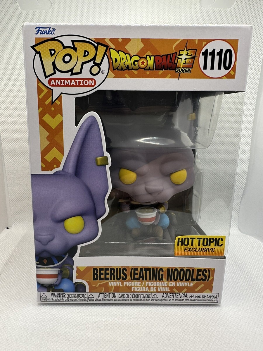 Funko POP! Dragon Ball Z 1110 Beerus Eating Noodles Vinyl Figure