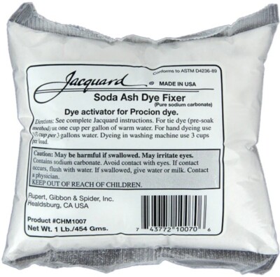 Lot of 5 - Jacquard Soda Ash 1lb, Dye Activator for Procion MX Dye (5 Lbs), NWT.