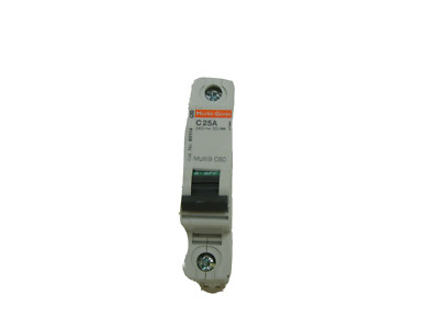 MERLIN GERIN 60114 NEW-NO BOX MULTI 9 C60 C 25A CIRCUIT BREAKER 60114