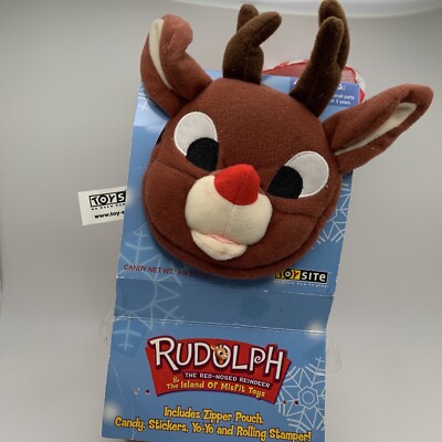 Rudolph Island Misfit Toys Vintage Pouch Yo-Yo Rolling Stamper Stocking Stickers