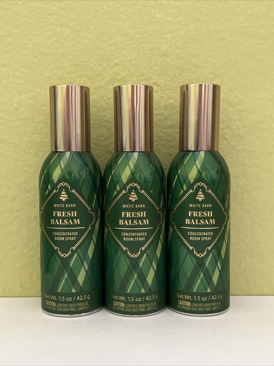 3) Bath Body Works White Barn FRESH BALSAM Concentrated Room - Main Image