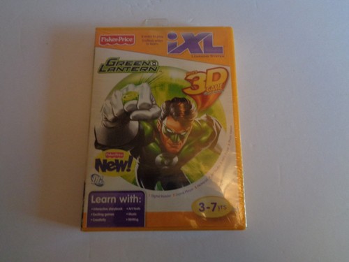 Fisher Price iXL Learning System Green Lantern New Factory Sealed Homeschool