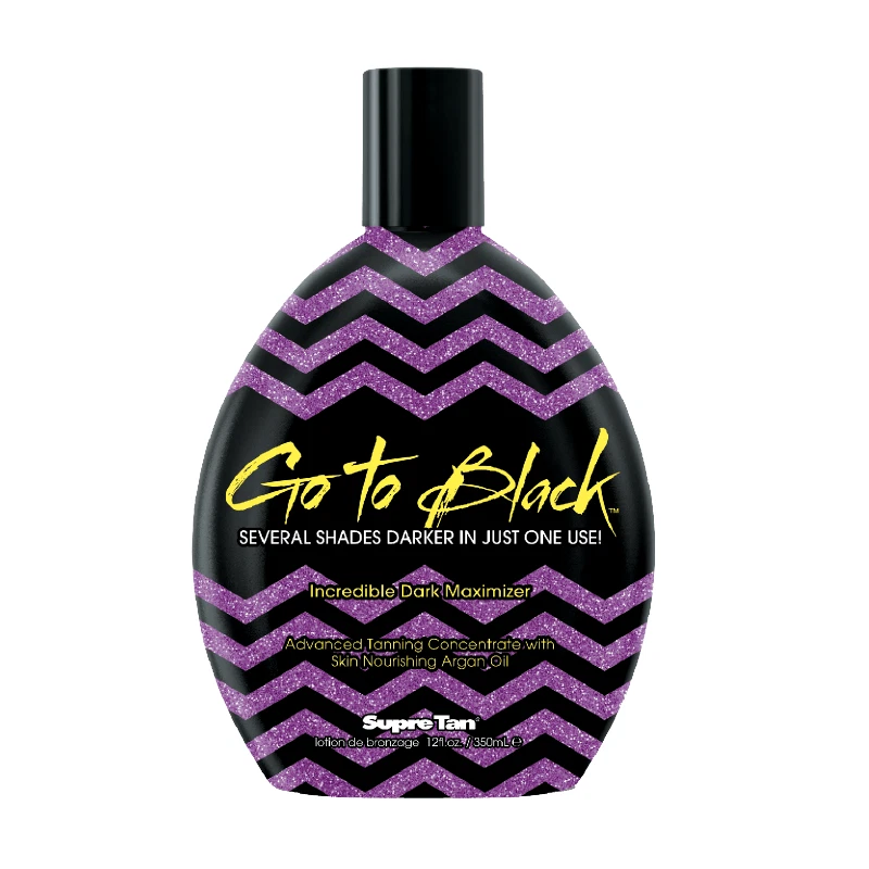 Supre Tan Go To Black Incredible Dark Sunbed Tanning lotion Maximizer Cream