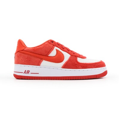 FZ3552-612 Nike GS Air Force 1 Low Valentine's Day Pack Fire Red