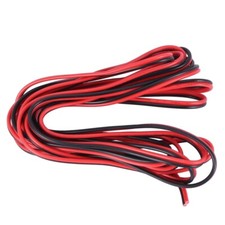 20 PER 3 METER RED BLACK ZIP WIRE AWG CABLE GROUND STRANDED COPPER1912